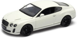 Машинка Welly Bentley Continental Supersports, 1:24, белая