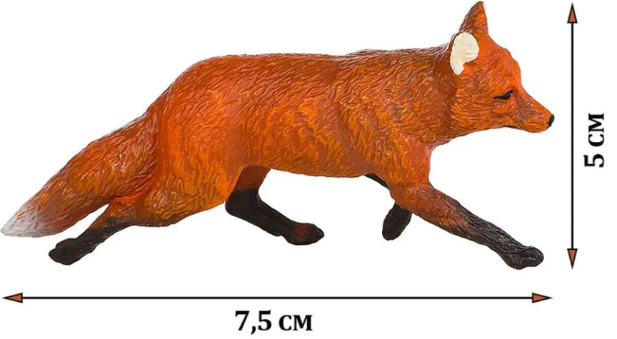 Фигурка игрушка Masai Mara серии Мир диких животных лиса