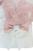 Конверт-одеяло на выписку Luxury Baby Принцесса молочный с розовым кружевом айвори
